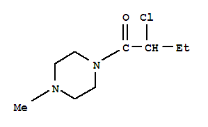 (9ci)-1-(2-氯-1-氧代丁基)-4-甲基-哌嗪結(jié)構(gòu)式_757149-14-7結(jié)構(gòu)式