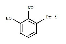 (9CI)-3-(1-甲基乙基)-2-亞硝基-苯酚結(jié)構(gòu)式_75775-41-6結(jié)構(gòu)式