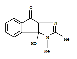 (9ci)-3a,8a-二氫-3a-羥基-2,3-二甲基-茚并[1,2-d]咪唑-8(3h)-酮結構式_758637-31-9結構式