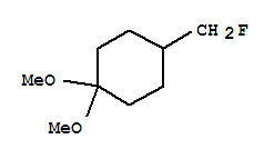 (9ci)-4-(氟甲基)-1,1-二甲氧基-環(huán)己烷結(jié)構(gòu)式_758716-91-5結(jié)構(gòu)式