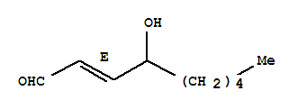 4-羥基壬烯醛結(jié)構(gòu)式_75899-68-2結(jié)構(gòu)式