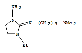 (9ci)-n-(1-氨基-3-乙基-2-咪唑啉)-N,N-二甲基-1,3-丙二胺結(jié)構(gòu)式_759444-28-5結(jié)構(gòu)式
