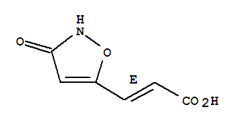 (e)-(9ci)-3-(2,3-二氫-3-氧代-5-異噁唑基)-2-丙酸結(jié)構(gòu)式_75989-16-1結(jié)構(gòu)式