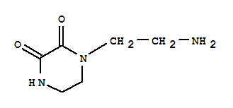 2,3-Piperazinedione,1-(2-aminoethyl)-(9ci)Structure,760122-98-3Structure 2,3-Piperazinedione,1-(2-aminoethyl)-(9ci) Structure,760122-98-3Structure