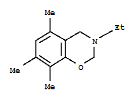 (9ci)-3-乙基-3,4-二氫-5,7,8-三甲基-2H-1,3-苯并噁嗪結構式_760124-28-5結構式