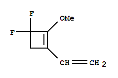 (9ci)-1-乙烯-3,3-二氟-2-甲氧基-環(huán)丁烯結(jié)構(gòu)式_760179-30-4結(jié)構(gòu)式