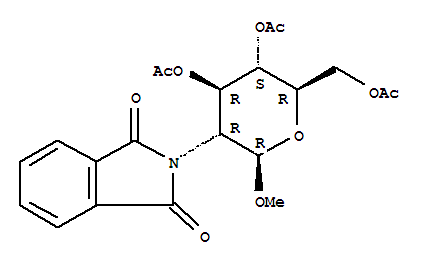 Methyl 3,4,6-tri-o-acetyl-2-deoxy-2-phthalimido-beta-d-glucopyranosideStructure,76101-13-8Structure Methyl 3,4,6-tri-o-acetyl-2-deoxy-2-phthalimido-beta-d-glucopyranoside Structure,76101-13-8Structure