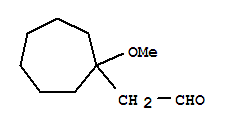 (9ci)-1-甲氧基-環(huán)庚烷乙醛結(jié)構(gòu)式_761411-28-3結(jié)構(gòu)式