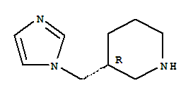 (3r)-(9ci)-3-(1H-咪唑-1-甲基)-哌啶結(jié)構(gòu)式_763919-35-3結(jié)構(gòu)式