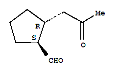 (1s,2r)-(9ci)-2-(2-氧代丙基)-環(huán)戊烷羧醛結構式_765288-07-1結構式