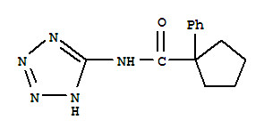 (9ci)-1-苯基-n-1H-四唑-5-基-環(huán)戊烷羧酰胺結(jié)構(gòu)式_765932-36-3結(jié)構(gòu)式