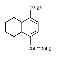 (9ci)-4-肼基-5,6,7,8-四氫-1-萘羧酸結(jié)構(gòu)式_766487-95-0結(jié)構(gòu)式