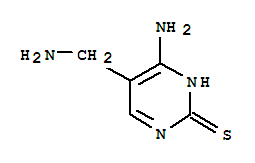 (5ci)-4-氨基-5-(氨基甲基)-2-嘧啶硫醇結(jié)構(gòu)式_766545-82-8結(jié)構(gòu)式