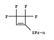 (9ci)-3,3,4,4-四氟-1-(丙基硫代)-環(huán)丁烯結(jié)構(gòu)式_766547-34-6結(jié)構(gòu)式