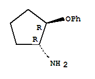 反式-(9ci)-2-苯氧基-環(huán)戊胺結(jié)構(gòu)式_767603-10-1結(jié)構(gòu)式