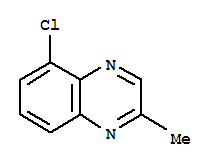 5-氯-2-甲基-喹噁啉結(jié)構(gòu)式_76982-24-6結(jié)構(gòu)式