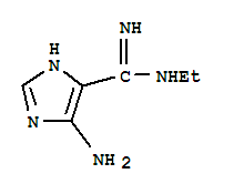 (9ci)-5-氨基-n-乙基-1H-咪唑-4-羧酰胺結(jié)構(gòu)式_769888-82-6結(jié)構(gòu)式