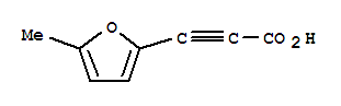 (9ci)-3-(5-甲基-2-呋喃)-2-丙炔酸結構式_77034-21-0結構式
