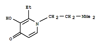 (9ci)-1-[2-(二甲基氨基)乙基]-2-乙基-3-羥基-4(1H)-吡啶酮結(jié)構(gòu)式_770697-44-4結(jié)構(gòu)式