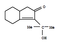 (9ci)-3,3a,4,5,6,7-六氫-1-(1-羥基-1-甲基乙基)-2H-茚-2-酮結(jié)構(gòu)式_770735-85-8結(jié)構(gòu)式