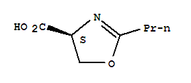 4-Oxazolecarboxylicacid,4,5-dihydro-2-propyl-,(4s)-(9ci)Structure,771468-58-7Structure 4-Oxazolecarboxylicacid,4,5-dihydro-2-propyl-,(4s)-(9ci) Structure,771468-58-7Structure