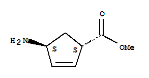 反式-(9ci)-4-氨基-2-環(huán)戊烯-1-羧酸甲酯結構式_773006-65-8結構式