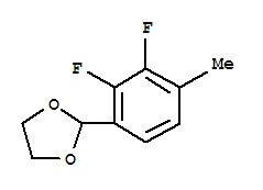 (9ci)-2-(2,3-二氟-4-甲基苯基)-1,3-二氧戊環(huán)結(jié)構(gòu)式_773093-17-7結(jié)構(gòu)式