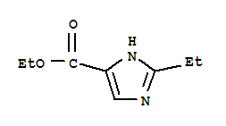 (9ci)-2-乙基-1H-咪唑-4-羧酸乙酯結(jié)構(gòu)式_773138-27-5結(jié)構(gòu)式