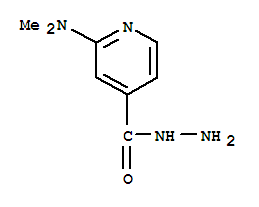 4-Pyridinecarboxylicacid,2-(dimethylamino)-,hydrazide(9ci)Structure,77314-49-9Structure 4-Pyridinecarboxylicacid,2-(dimethylamino)-,hydrazide(9ci) Structure,77314-49-9Structure