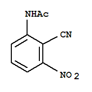 N-(2-氰基-3-硝基苯基)乙酰胺結(jié)構(gòu)式_77326-60-4結(jié)構(gòu)式