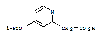 (9ci)-4-(1-甲基乙氧基)-2-吡啶乙酸結(jié)構(gòu)式_773848-48-9結(jié)構(gòu)式