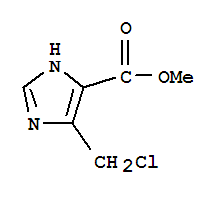 5-(氯甲基)-1H-咪唑-4-羧酸甲酯結構式_774142-69-7結構式