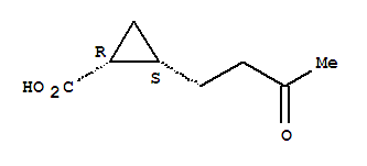 (1r,2s)-(9ci)-2-(3-氧代丁基)-環(huán)丙烷羧酸結(jié)構(gòu)式_774214-56-1結(jié)構(gòu)式