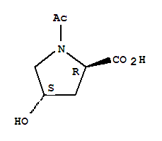 反式-(9ci)-1-乙酰基-4-羥基-D-脯氨酸結(jié)構(gòu)式_77449-97-9結(jié)構(gòu)式