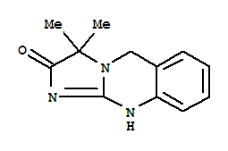 (9ci)-1,5-二氫-3,3-二甲基-咪唑并[2,1-b]喹唑啉-2(3h)-酮結(jié)構(gòu)式_774492-90-9結(jié)構(gòu)式