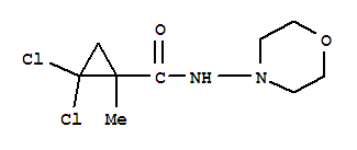 (9ci)-2,2-二氯-1-甲基-n-4-嗎啉-環(huán)丙烷羧酰胺結(jié)構(gòu)式_774589-23-0結(jié)構(gòu)式