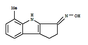 (9ci)-1,4-二氫-5-甲基-環(huán)戊并[b]吲哚-3(2H)-酮肟結(jié)構(gòu)式_774593-72-5結(jié)構(gòu)式