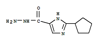 (9ci)-2-環(huán)戊基-1H-咪唑-4-羧酸肼結(jié)構(gòu)式_775350-13-5結(jié)構(gòu)式