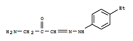 (9ci)-3-氨基-2-氧代丙醛-1-[(4-乙基苯基)肼酮]結(jié)構(gòu)式_775535-29-0結(jié)構(gòu)式