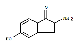 2-氨基-2,3-二氫-5-羥基-1H-茚-1-酮結構式_776230-56-9結構式