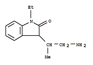 (9ci)-3-(2-氨基-1-甲基乙基)-1-乙基-1,3-二氫-2H-吲哚-2-酮結(jié)構(gòu)式_777006-37-8結(jié)構(gòu)式