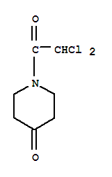 (9ci)-1-(二氯乙?；?-4-哌啶酮結構式_77919-40-5結構式
