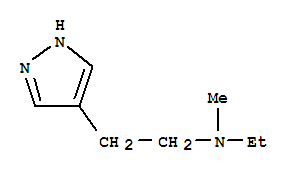 (9ci)-n-乙基-n-甲基-1H-吡唑-4-乙胺結構式_779298-68-9結構式