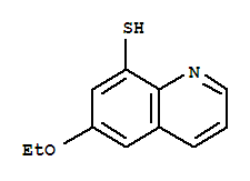 8-Quinolinethiol,6-ethoxy-(9ci)Structure,780692-40-2Structure 8-Quinolinethiol,6-ethoxy-(9ci) Structure,780692-40-2Structure