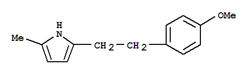 (9ci)-2-[2-(4-甲氧基苯基)乙基]-5-甲基-1H-吡咯結(jié)構(gòu)式_780754-74-7結(jié)構(gòu)式