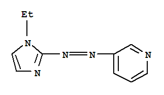 (9CI)-3-[(1-乙基-1H-咪唑-2-基)氮雜]-吡啶結構式_780761-64-0結構式