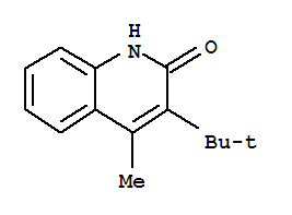 (9ci)-3-(1,1-二甲基乙基)-4-甲基-2(1H)-喹啉酮結(jié)構(gòu)式_781664-99-1結(jié)構(gòu)式