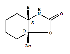 順式-(9ci)-7a-乙?；鶜?2(3H)-苯噁唑酮結(jié)構(gòu)式_78174-36-4結(jié)構(gòu)式