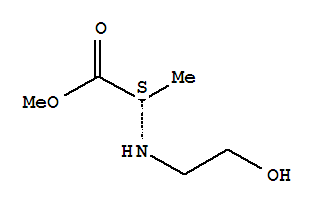 (9ci)-n-(2-羥基乙基)-L-丙氨酸甲酯結構式_782420-80-8結構式