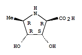 (3s,4r,5r)-(9ci)-3,4-二羥基-5-甲基-D-脯氨酸結(jié)構(gòu)式_782441-19-4結(jié)構(gòu)式